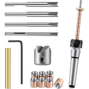 8Pcs Pen Turning Mandrel, Wood Turning Pen Barrel Kits, 7mm Drill Bit and Pen Mandrel for Wood Lathe
