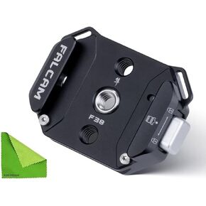 FALCAM F38 Quick Release Multi-Functional Base with Shoulder Strap Hole, ackscrew Hole for Tripod, Backpack, Shoulder Strap,stabilizer-F38B4406
