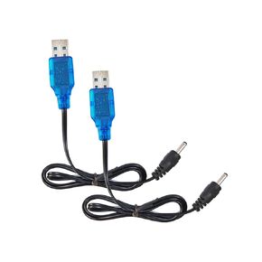 PDEEY USB Charger for Crawling Crab Baby Toy, Charging Cable Cord 2 FT, 2-Pack