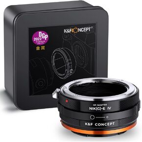 K & F Concept Lens Mount Adapter Nik (G) -Nex IV يدوي التركيز المتوافق مع عدسة Nikon F (G-type) وجسم كاميرا Mount Sony