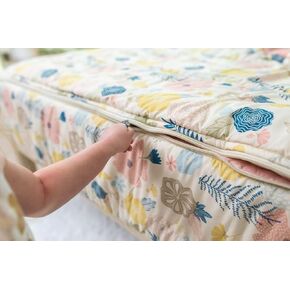 Beddy's Flower Blossoms Girls Durable Zipper Bedding, Bed in a Bag, Floral Sheets and Comforter, Easy to Make and Wash, Includes Pillowcase and Pillow Sham, Kids Zip Bedding, Super Soft All Season