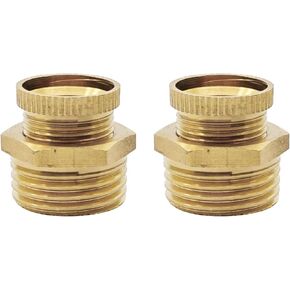 2 Pcs 1/2" Male Air Compressor Tank Drain Valve, Brass Drain Valve Drain Cock Safety Valve Replacement Parts