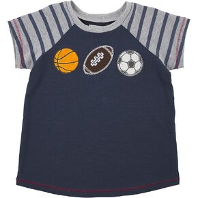 Mud Pie Baby Boys Sport Appliqué Tee
