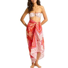 Seafolly womens Oversize Printed Multi Wear Sarong Pareo Cover Up in Kuwait