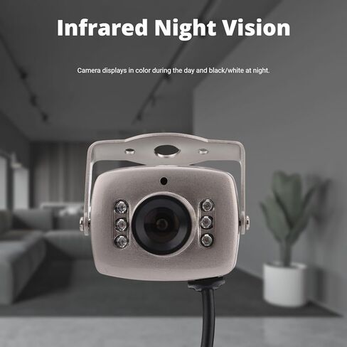 كاميرا Yunseity Mini CCTV ، كاميرا أمان سلكية للأشعة تحت الحمراء ، CMOS Digital Camera For Home Office Warehouse Factory Supermarket (تنسيق PAL (المسمى وشحن)) in Kuwait