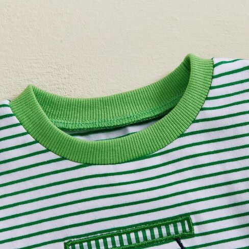 Amiblvowa Toddler Baby Boy Golf Outfit Golf Cart Hole Shirt Stirts Summor in Kuwait
