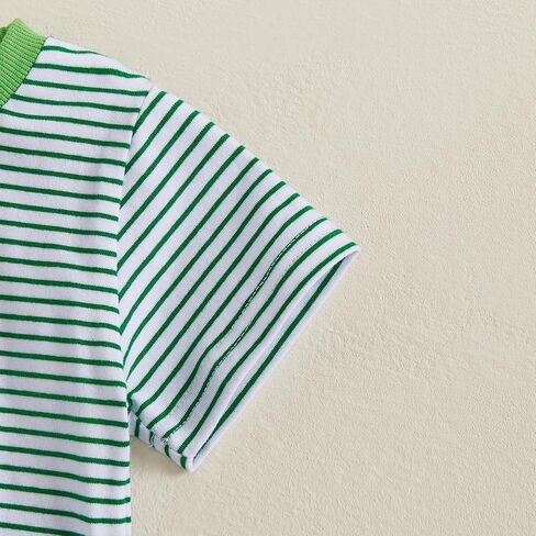 Amiblvowa Toddler Baby Boy Golf Outfit Golf Cart Hole Shirt Stirts Summor in Kuwait
