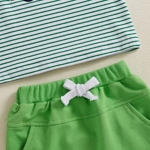 Amiblvowa Toddler Baby Boy Golf Outfit Golf Cart Hole Shirt Stirts Summor in Kuwait