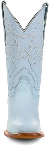 Corral Ladie's Baby Blue Plue Sq. إصبع القدم ، الجلد النعل ، جلد البقر ، الحذاء الغربي ، Z5259 in Kuwait