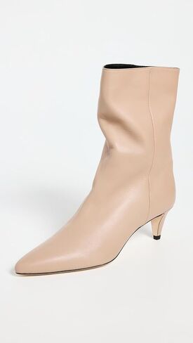 Women's Lysander Taupe Lamb Nappa Leather Boots in Saudi Arabia