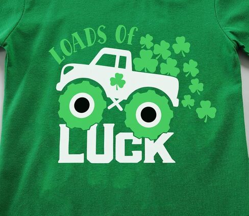 طفل طفل القديس باتريكز يوم tshirts clover شامروك القمصان الأيرلندية القصيرة للأطفال قمصان الخضراء الخضراء 2-8 سنوات in Kuwait