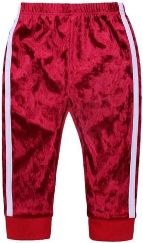 Toddler Boys Girls Velvet Tracksuit 2Pcs Clothes Outfits Set in Saudi Arabia