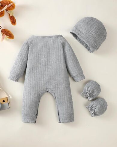 Newborn Baby Boy Clothes Infant Baby Rompers Boy Cute Newborn Boy Outfits 3PCS Romper Jumpsuit For Baby Boys in Saudi Arabia