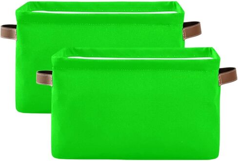 Storage Basket Mustard Yellow Fabric Storage Organizer Box Bin for Shelf Closet Nursery Laundry, Large Collapsible Cube Baskets with Handles 2 Pack in Kuwait