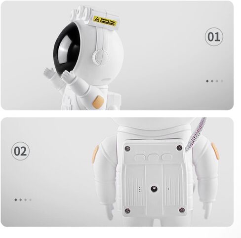 Astronaut Star Projector, Spaceman Nebula Galaxy Night Light Starry Sky Projector for Kids, Room,Festival,Dating in Saudi Arabia