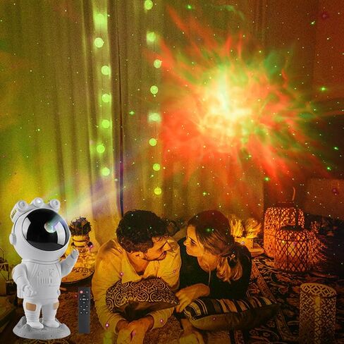Astronaut Star Projector, Spaceman Nebula Galaxy Night Light Starry Sky Projector for Kids, Room,Festival,Dating in Saudi Arabia