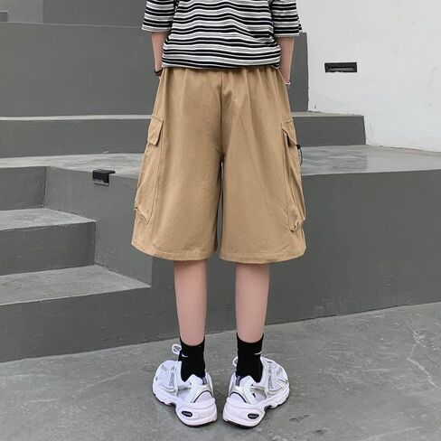 Skateboard Frog Women Baggy Cargo Shorts Bermuda Casual Sports Wide Leg Short Pants with Pockets in Kuwait