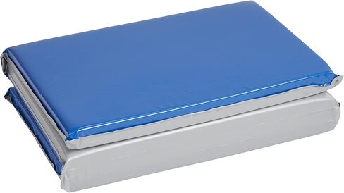 ECR4KIDS Premium Fileling Rest ، 3 مقاطع ، 1 بوصة ، وسادة النوم ، الأزرق/الرمادي ، 5 عبوات in Saudi Arabia