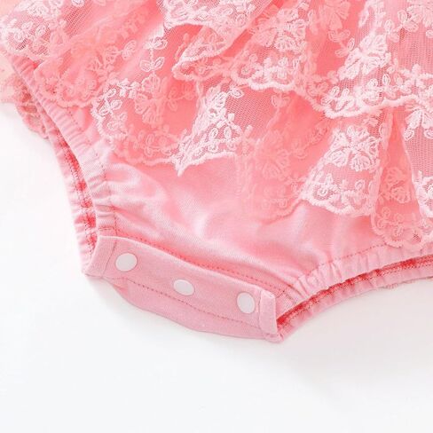 Newborn Baby Girls Romper Dress Sleeveless Pleated Halter Spaghetti Straps Tulle Bodysuit 1Pcs Summer Clothes in Kuwait