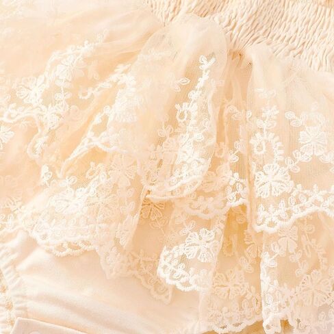 Newborn Baby Girls Romper Dress Sleeveless Pleated Halter Spaghetti Straps Tulle Bodysuit 1Pcs Summer Clothes in Kuwait