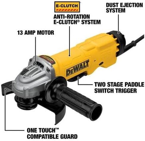 DeWalt DWE43144 عالية الأداء GADDLE SWITCH GRINDER ، 6 " in Saudi Arabia