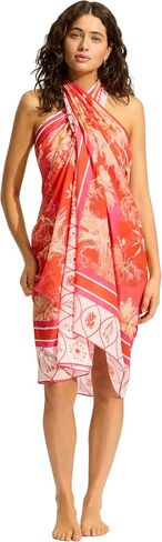 Seafolly womens Oversize Printed Multi Wear Sarong Pareo Cover Up in Kuwait