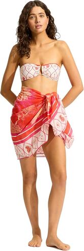 Seafolly womens Oversize Printed Multi Wear Sarong Pareo Cover Up in Kuwait