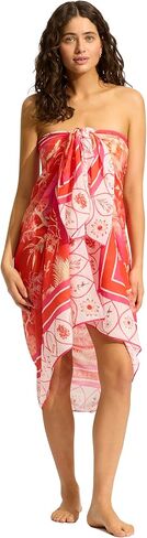 Seafolly womens Oversize Printed Multi Wear Sarong Pareo Cover Up in Kuwait