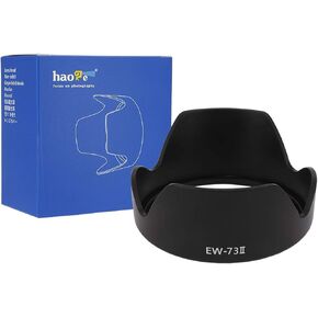 Haoge Bayonet Lens Hood for Canon EF 24-85mm f3.5-4.5 USM Lens Replaces Canon EW-73 II