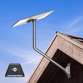 Starlink Gen 3 Mount, Adjustable Mounting Kit Compatible with V3 Starlink Standard Dish, Starlink Wall Mount/Roof Mount 【Include Aluminum Starlink Gen 3 Pipe Adapter】