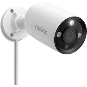 REOLINK 2K 4MP PoE Security Camera with ColorX Night Vision, F1.0 Super Aperture, IR LEDs, Motion Spotlights, Person/Vehicle/Pet Detection, Custom Siren, Two-Way Talk, CX410C