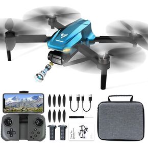 Drone, Drones with camera for adults 4k, Drones for kids 8-12, Brushless Motor, FPV Foldable Drone, Carrying Case, 40 mins Battery Life, Christmas gifts, 360° Flip, APP Control