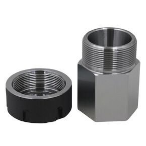 ER25 Collet Block, ER-25 Hex Collet Holder Hard Steel 0.0001" Hexagon Holder for CNC Lathe Engraving/Turning/Milling Machine Centers