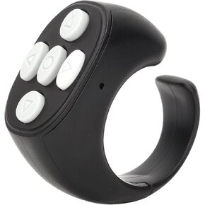 Kindle App Page Turner, 10m 32.8ft Bluetooths Ring Remote Control, Remote Scrolling Ring Clicker for Phone Pad Camera Remote Shutter Selfie
