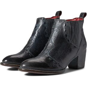 Bed|Stu Brie II - Boots for Women - Tanned Leather Upper - Padded Leather Insole - Rubber Outsole - Block Heel