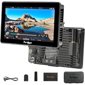 BM5IV WR 5.5" 2000nit Camera Control Field Monitor, Touchscreen Dual Screen Wireless Control Monitor for Sony Canon RED ARRI ZCAM Nikon BMPCC, Rec.709 Color Gamut Manual Log Mode