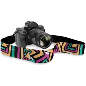 Camera Strap Adjustable Neck Shoulder Strap with Quick Release Buckles Wide Neck Belt Strap for Photographers