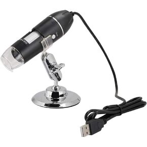 1600X USB Microscope, HD Digital Portable Microscope USB Video Camera 2MP 1600x1200 with 8 LED