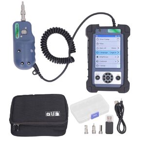 Handheld Fiber Microscope 400X Magnification 3.5in LCD Optical Fiber Microscope End Face Inspection Probe