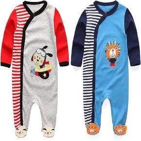 Baby and Toddler Footed One-Piece Romper Jumpsuit Cotton Baby Clothes Play Infant Girls Boys Newborn Outfits