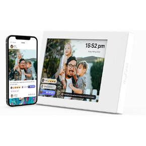 Smart WiFi Digital Photo Frame myFirst Frame Doodle 9 Inch 1067x800 LCD Touch Screen, Auto-Rotate Portrait and Landscape, 32GB Memory with Cloud Storage, Share Moments Instantly via myFirst Circle App