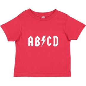 ABCD Classic Rock Band Baby Tee Shirt (Infant and Toddler Sizes)
