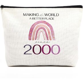 Sweet 16 Gifts for Girls 16th Birthday Decorations Makeup Bag Boho Rainbow 16th Birthday Gifts for 16 Year Old Girl Her Teens Daughter Granddaughter Niece Making The World A Better Place Since 2007 in Saudi Arabia