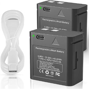 2 Pack Batteries fit for Camera Link-Micro, Cell-Link 10, LM2, Link-Micro-S-LTE, Cell-Link Cellular Trail Cameras