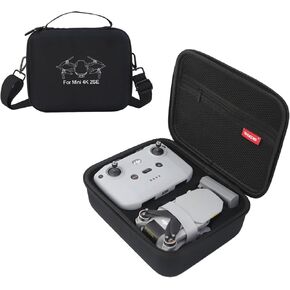 Father&I Drone Pro 4 / Pr-o 3/3 Mini Combo Only Bag-s Hard (Carry-ing) Case Travel for Dji Mini 4 Pro Mi-ni: 3-Pr-o /3 Protective Two Way Zipper Min-i 4 Pro/3P/3 Cases,Grey (NOT Silicone)