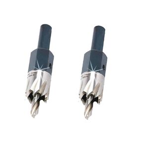 3/4 Inch HSS M2 Drill Bit Hole Saw for Metal, Steel, Iron, Alloy, Ideal for Electricians, Plumbers, DIYs, Metal Professionals 2 Pack