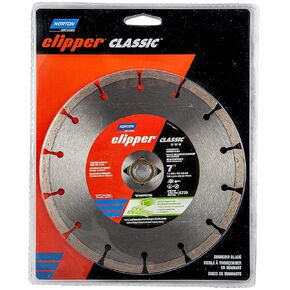 Norton Diamond Wheel Tile Saw Blade, Clipper Classic Diamond Cutting Wheel, Segmented Rim Type 01, 7" Diamond High-Speed Cutting Disc for Tile, Pack of 1