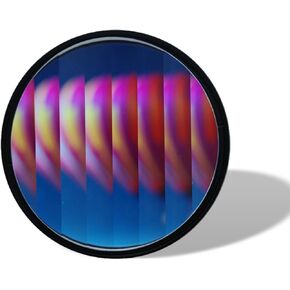 Linear Repeater Lens Filter for Photography, Camera Filter Linear Glass Prism MRC, Blur Prism Filter for Portrait Landscape Photography Accessory (58mm)