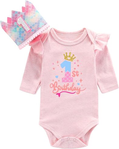 أول عيد ميلاد الزي الفتيات حورية البحر نمط سعيد الطفل in Kuwait