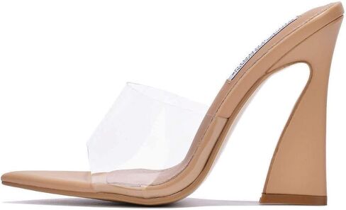 Cape Robbin Layland Clear Pointy Toe High Heels (Layland) in Saudi Arabia